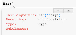 Tab completion in a Jupyter Notebook.